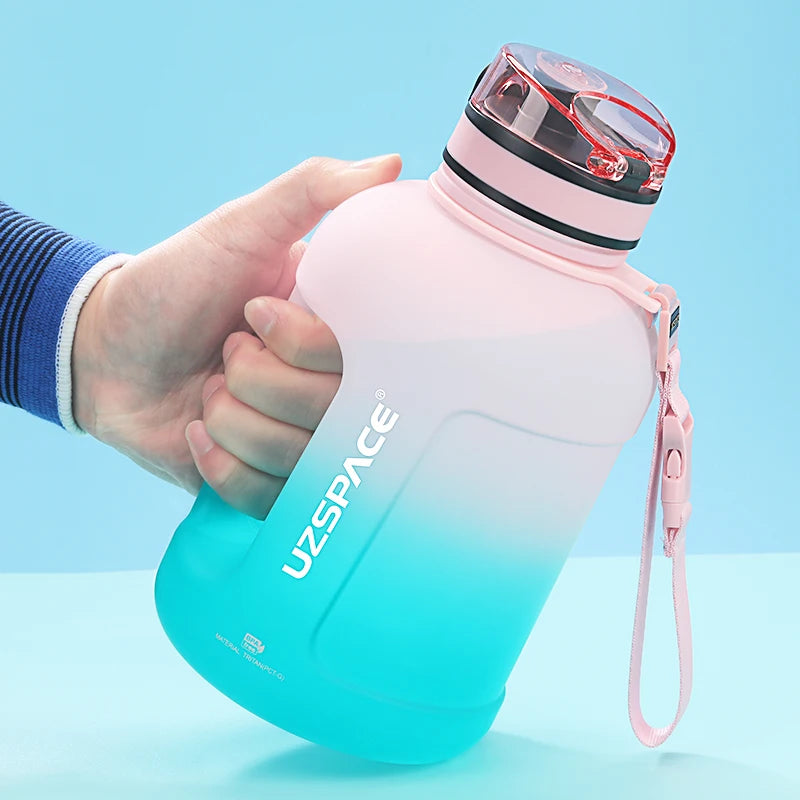 ENERGIZE Water Bottle pink and cyan