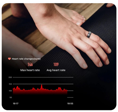 colmi r06 smart ring-heart rate 