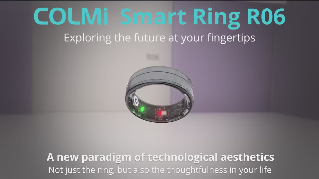 colmi r06 smart ring, monitoring ring, features video 